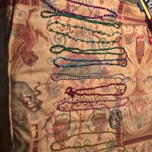 12 Mardi Gras holiday costume bead necklaces